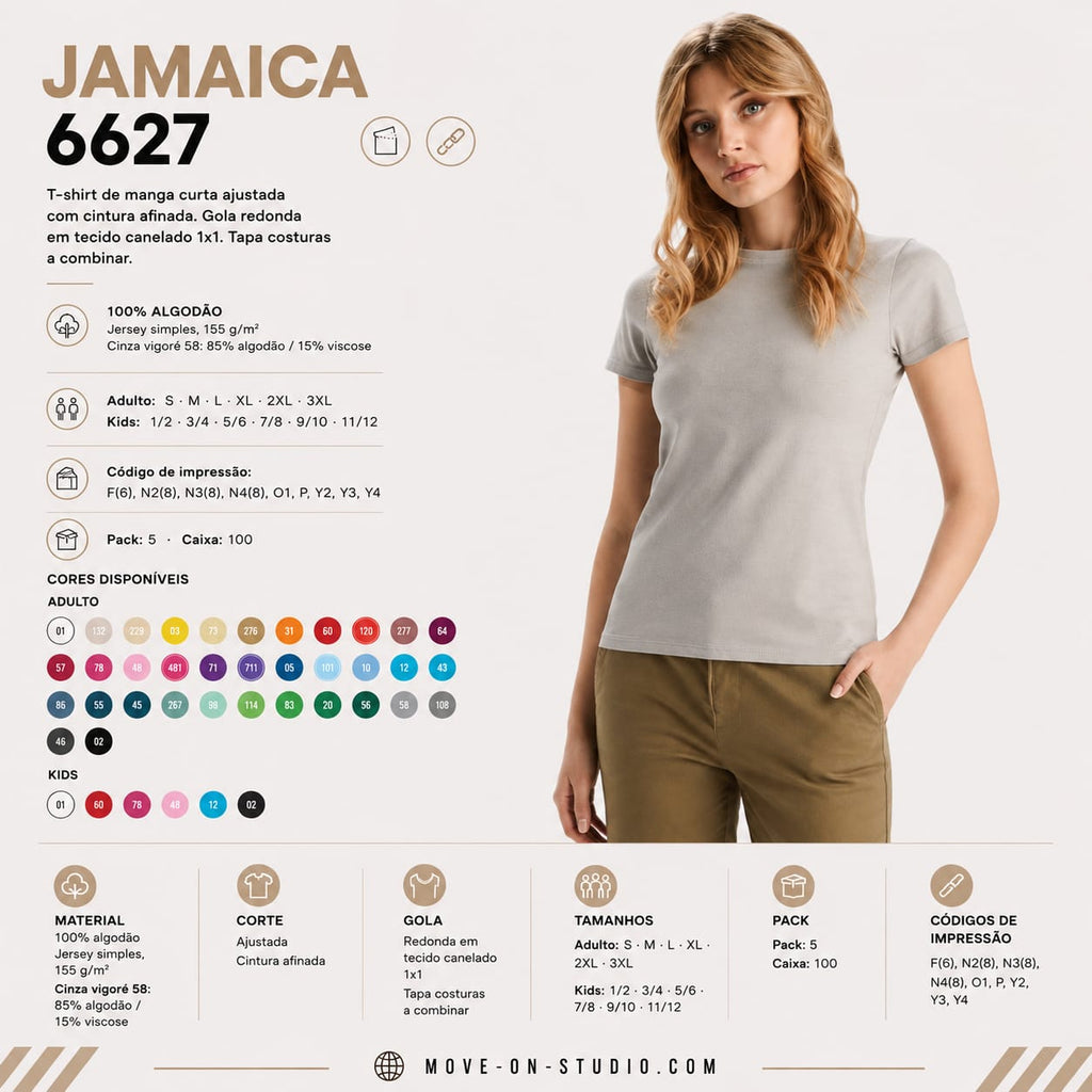 T-shirt Jamaica 6627